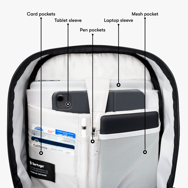 Backpack with discount laptop sleeve