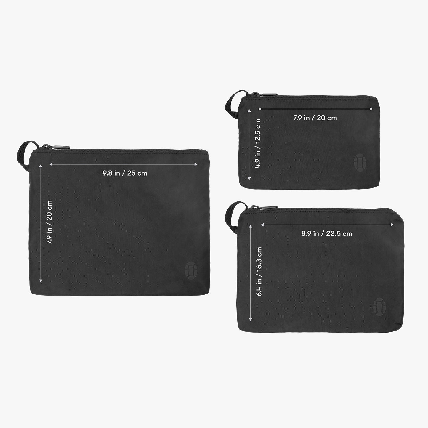 Three sizes to organize all your gear