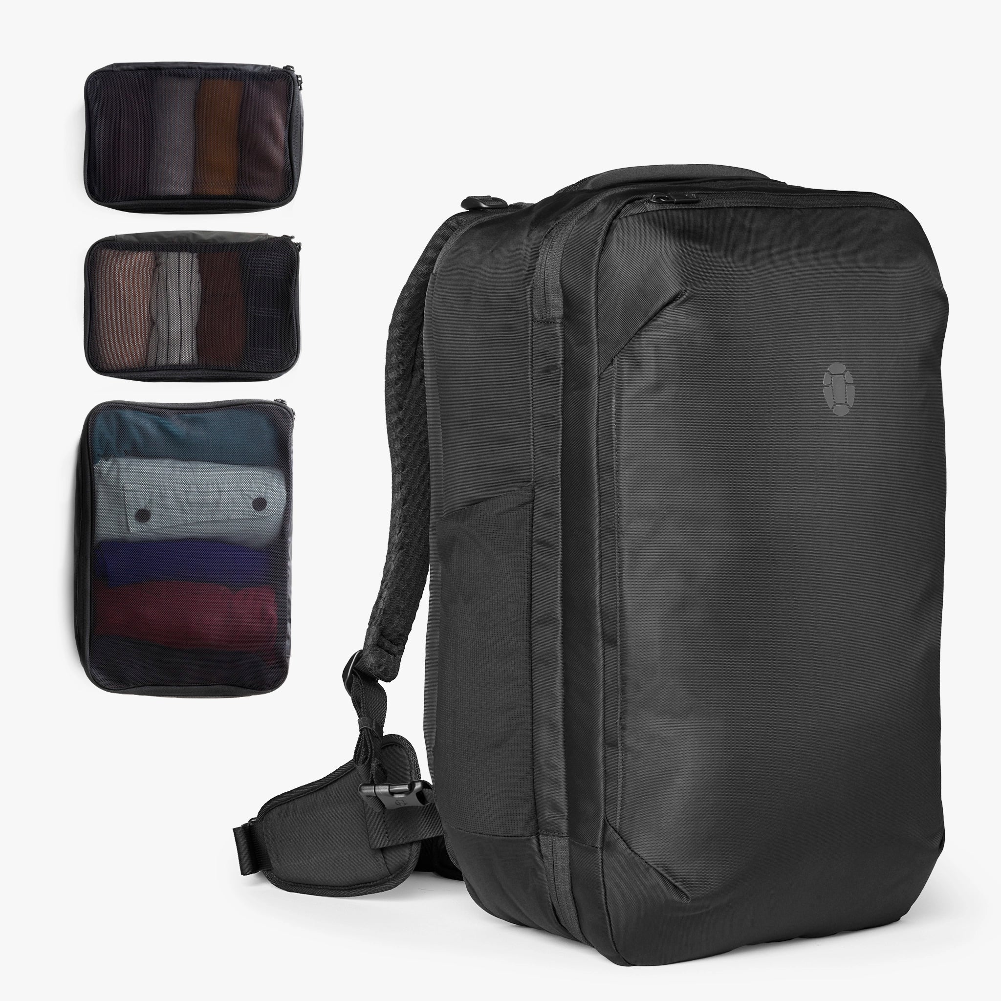 best travel backpack with packing cubes Travel Backpack Lite 40L + Packing Cubes Bundle – Tortuga