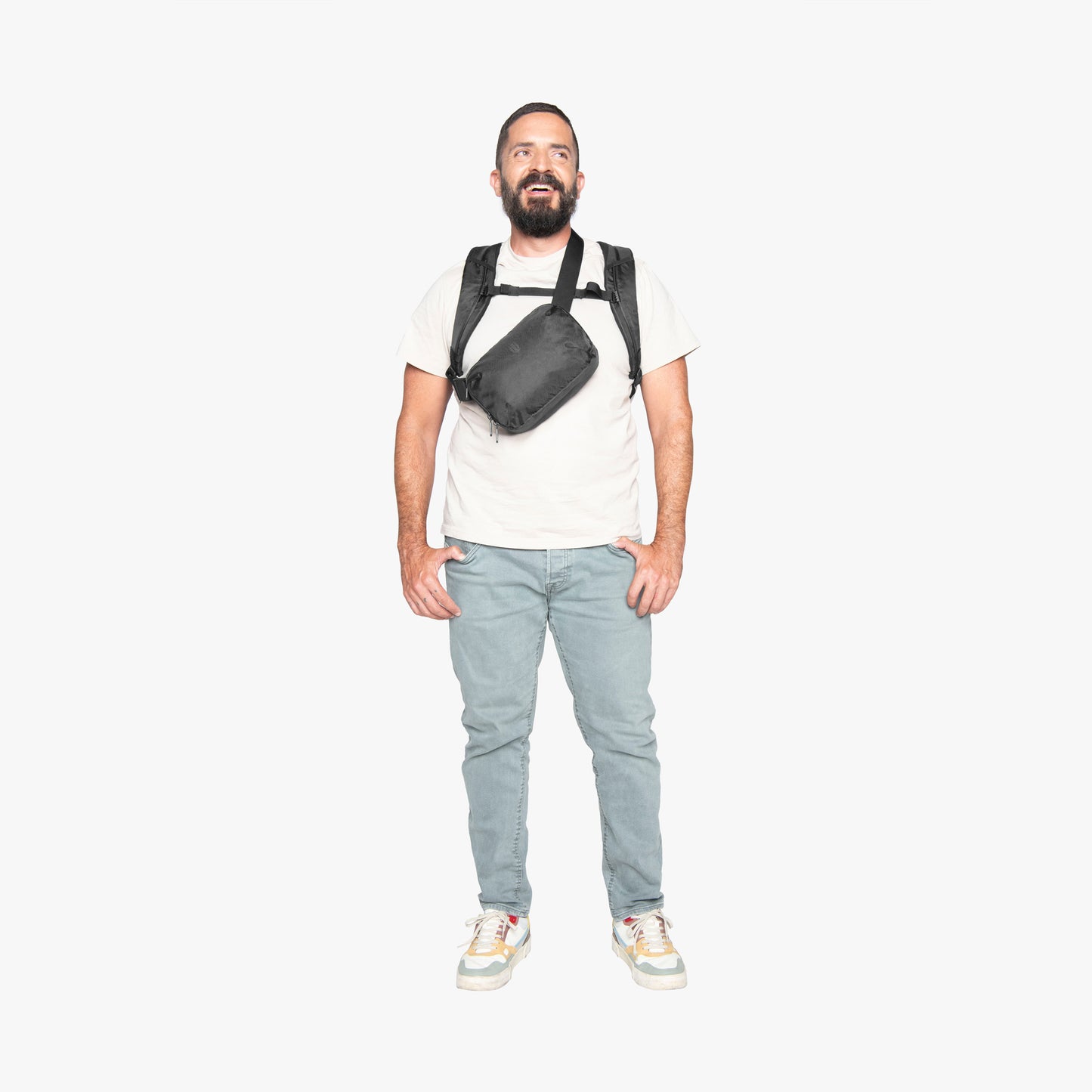 Hands-free carry with your Travel Backpack