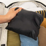 Fits in your backpack for easy one bag travel