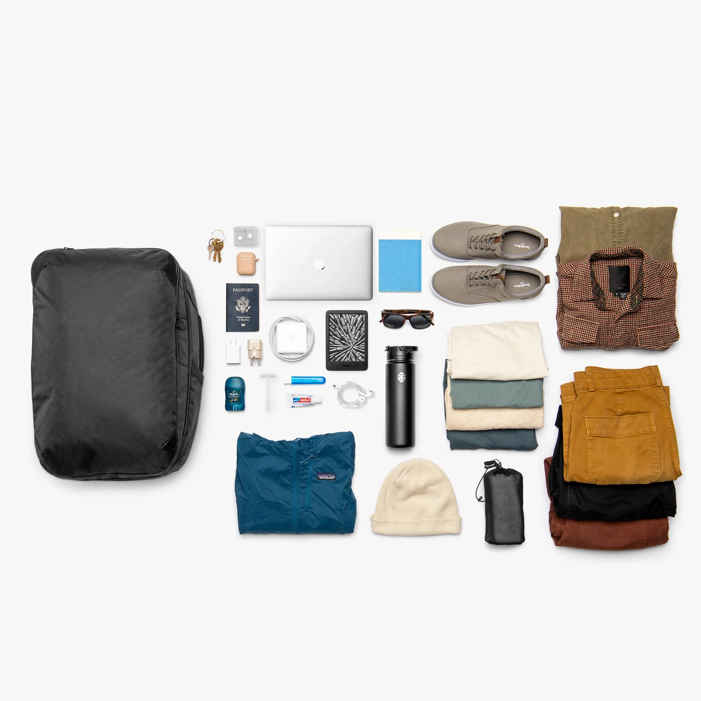 Pack everything you need for a week or more