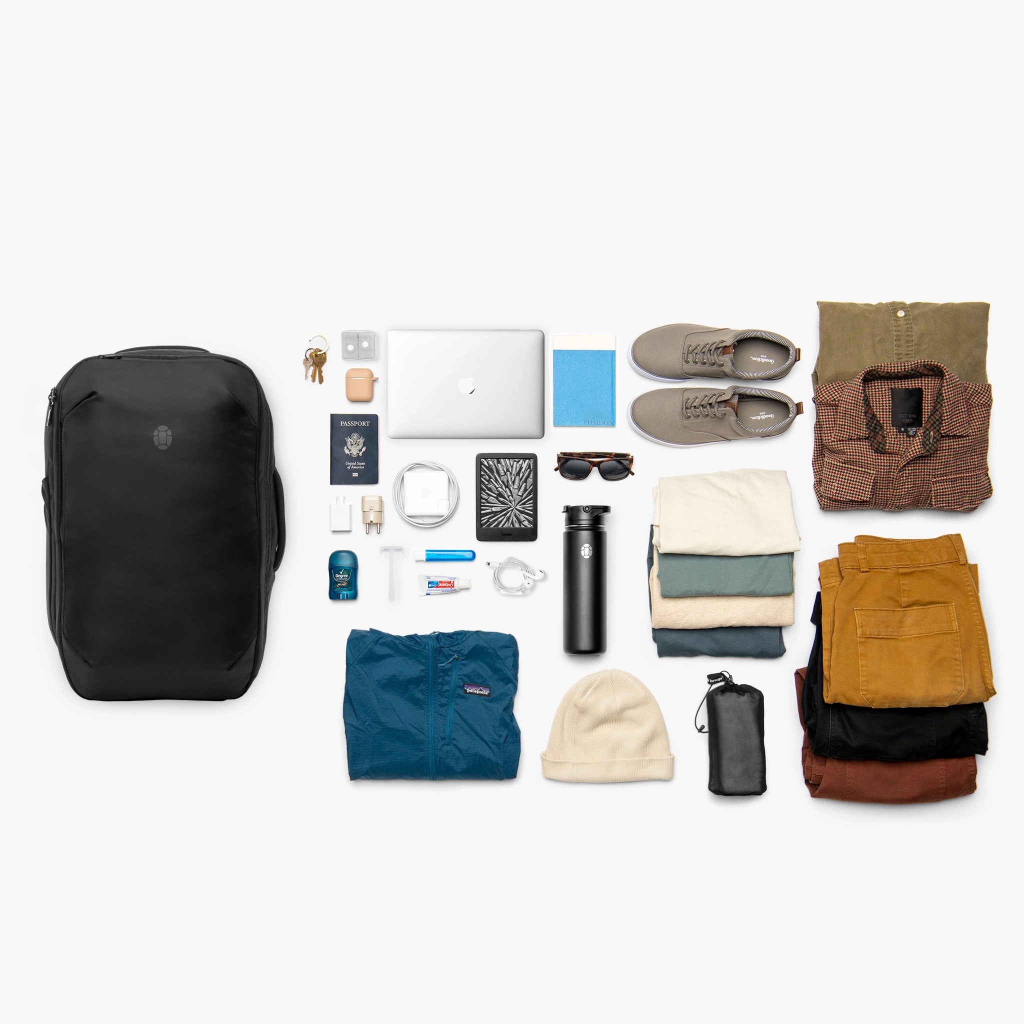 backpack travel pack Tortuga Travel Backpack Lite 40L Black