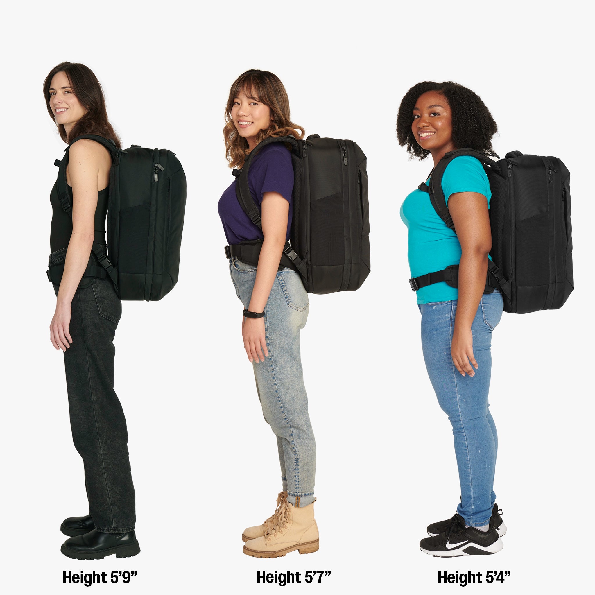 Tortuga Travel Backpack Lite 40L Black Tortuga Travel Backpack Lite 40L Black