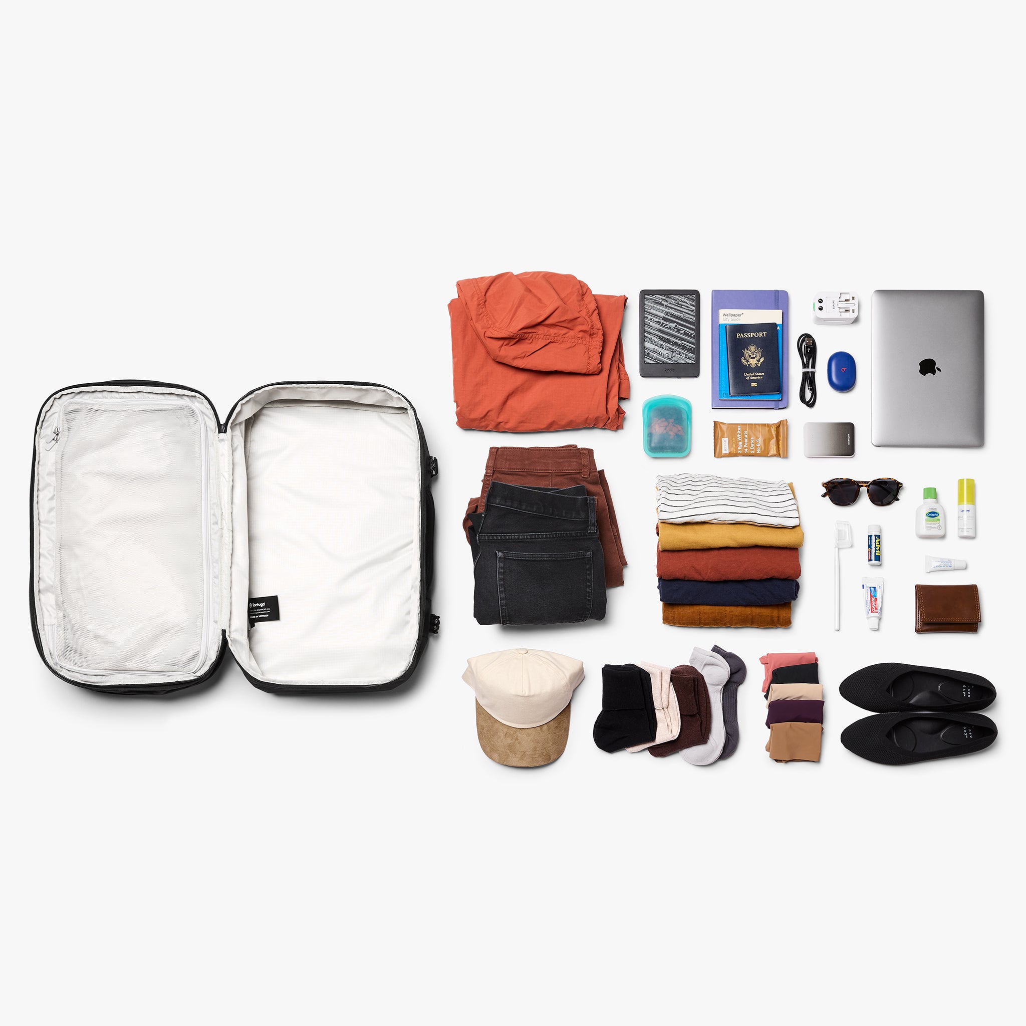 backpack that holds everything for travel BIS 'The Backpack' in Maple Maximize Your Travel Freedom The 14 Best Carry-on Travel