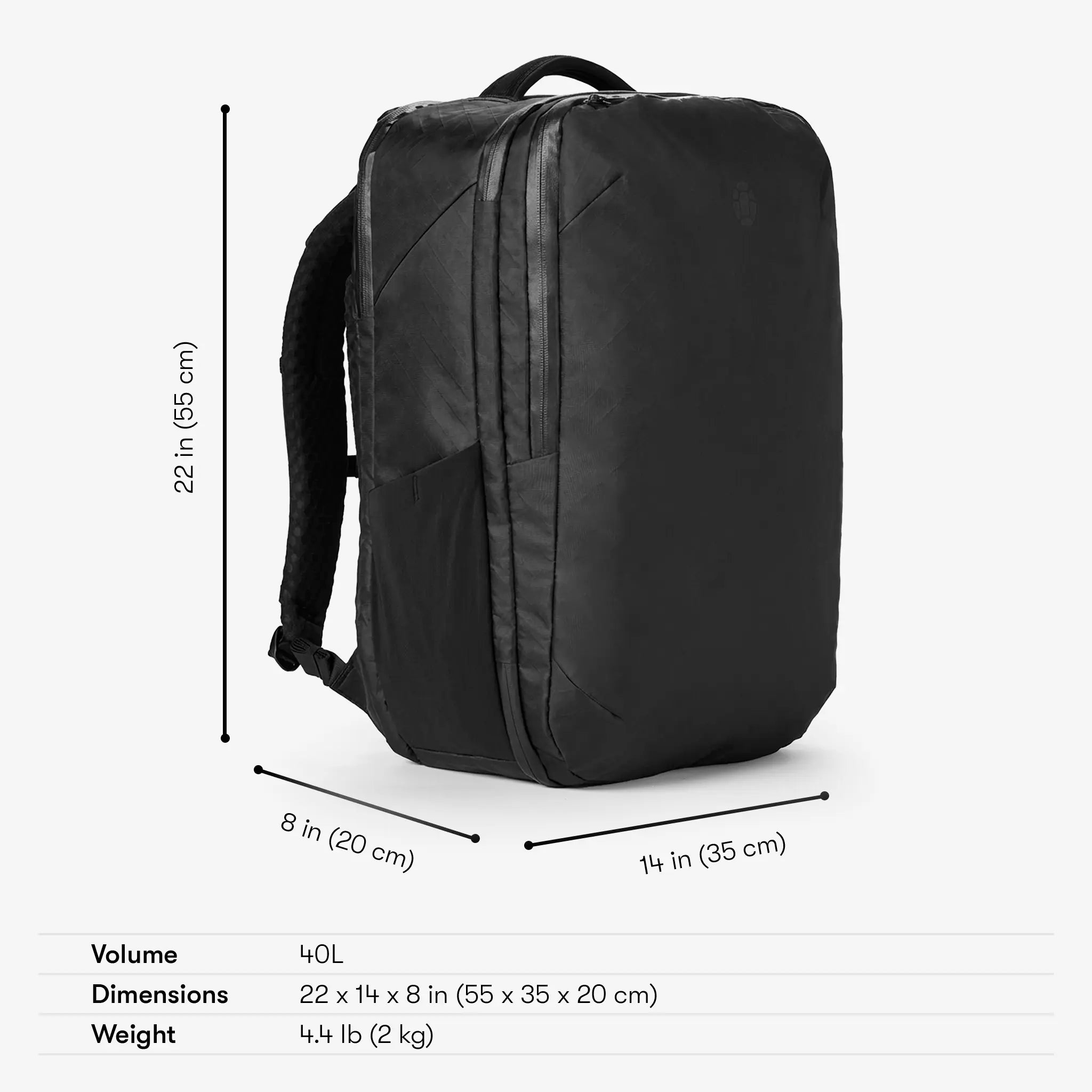 40l travel backpack market size lasting performance with minimal weight 40L Travel Backpack With Expansion