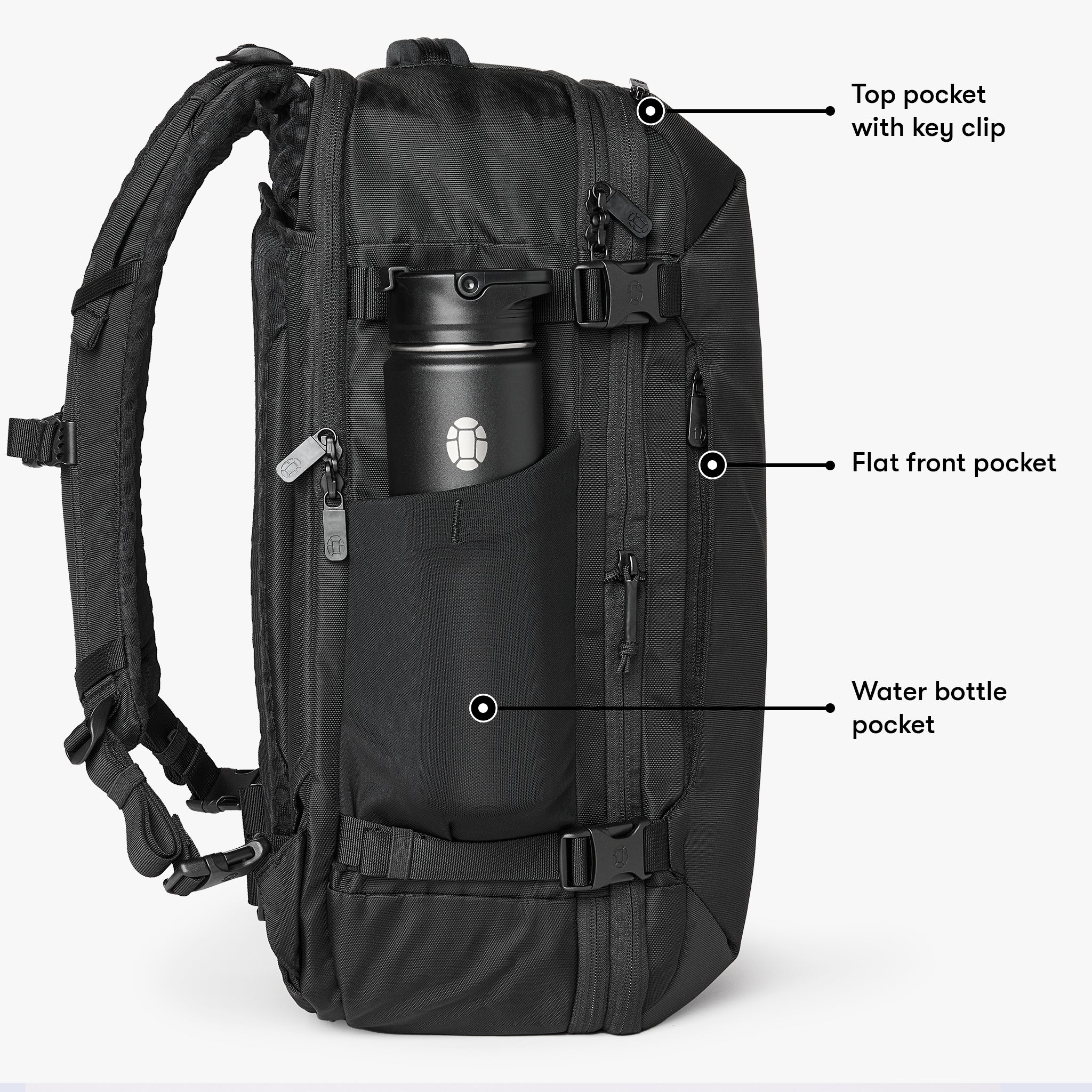 best 30 liter laptop backpack Tortuga Expandable Backpack