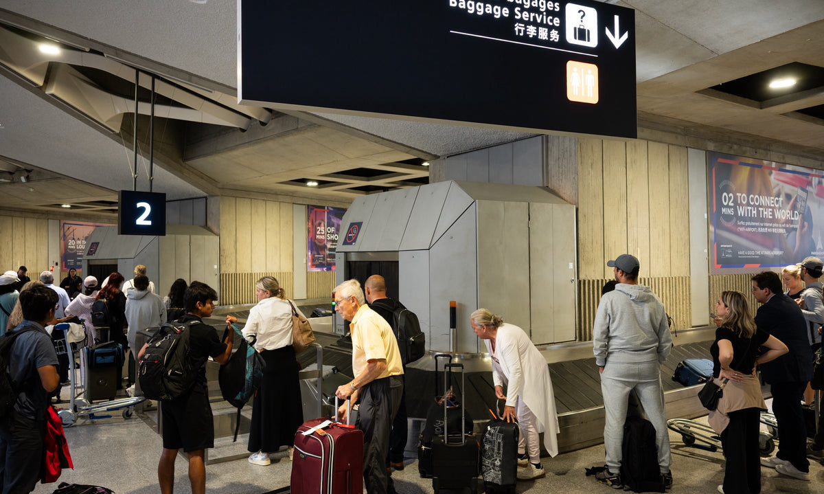 Wait around at baggage claim